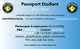 Le « Passeport Etudiant 2025/26 » est disponible !