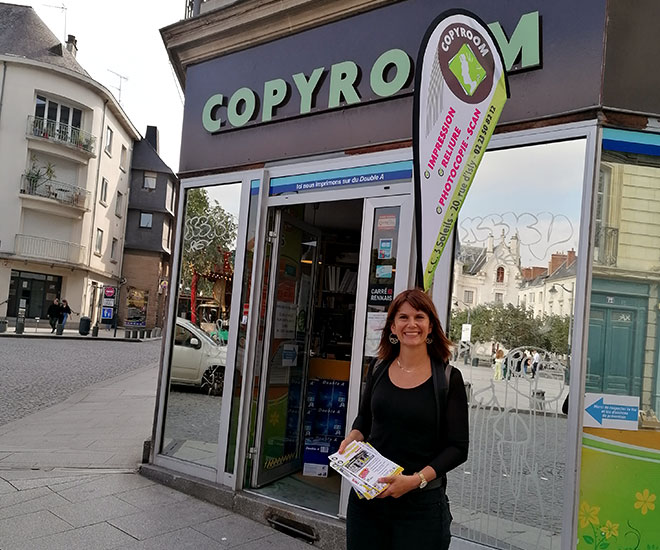 Copyroom au contact de ses futurs clients !